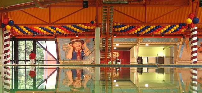 Luftballongirlande Sportparadies